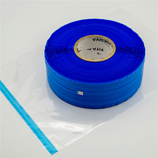 Blue Film Resealable Bag Sealing Tape Cinta selladora de bolsas resellables de película azul